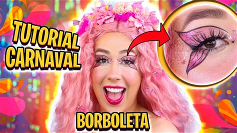 Make De Borboleta F Cil Para O Carnaval Tutorial Carnvaldapudim