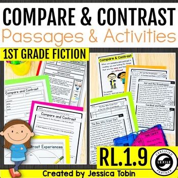 Compare And Contrast Graphic Organizers Passages Anchor Chart Rl