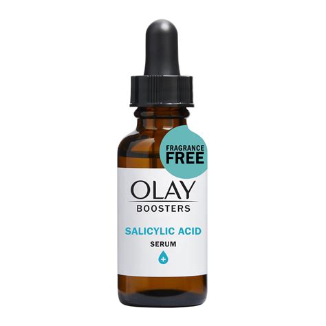 Olay Salicylic Acid Serum Exfoliating Booster For Oily Dull Skin Fragrance Free 10 Oz