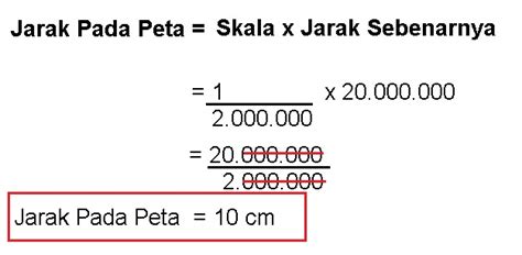 Pengertian Dan Rumus Cara Menghitung Skala Jarak Sebenarnya Pada Peta