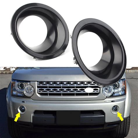 Pcs Abs Fog Lamp Light Bezel Cover Fit For Land Rover Lr