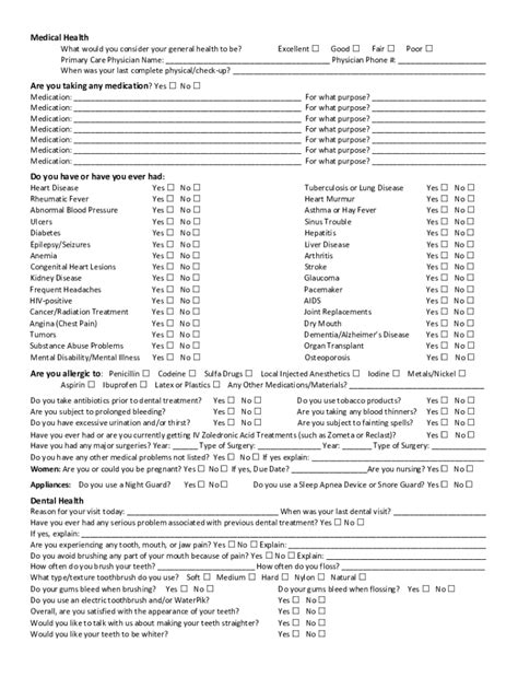 Fillable Online Pg Np Med Hx Form Docx Fax Email Print Pdffiller