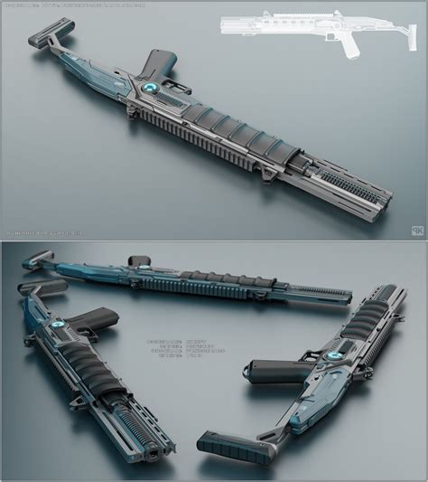 Swift Concept Of Sci Fi Rifle By Peterku On Deviantart