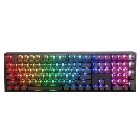 Ducky One Aura Black Full Size Teclado Gaming Mec Nico Hot Swappable Mx Brown Pbt Pt