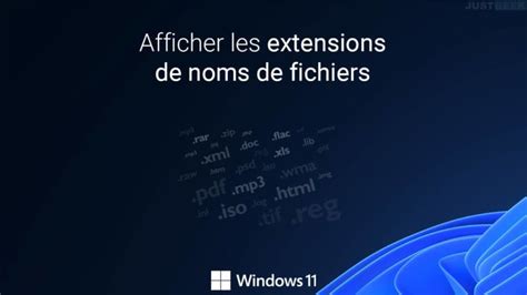 Windows 11 Afficher Les Extensions De Noms De Fichiers