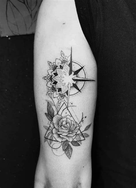 52 Beautiful Compass Tattoos With Meaning