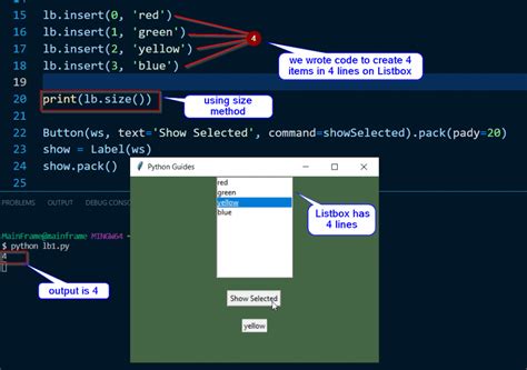 Python Tkinter Listbox How To Use Python Guides