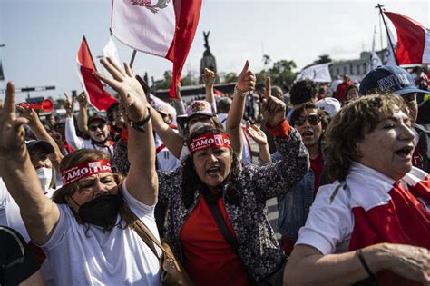 Marcha contra Pedro Castillo así se realizó la protesta contra el