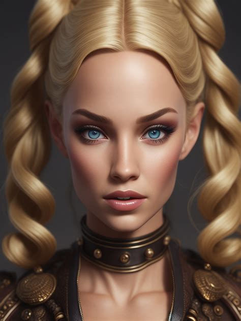 Premium Free Ai Images Blonde Barbie With Two Side Pigtail