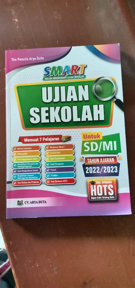 Buku Smart Ujian Sekolah Untuk Sd Mi Siplah