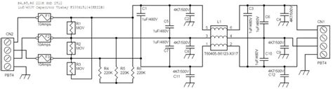 Emi Filter Circuit Diagram - Circuit Diagram