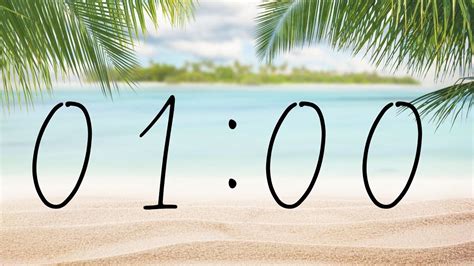 Second Relaxing Beach Timer Youtube