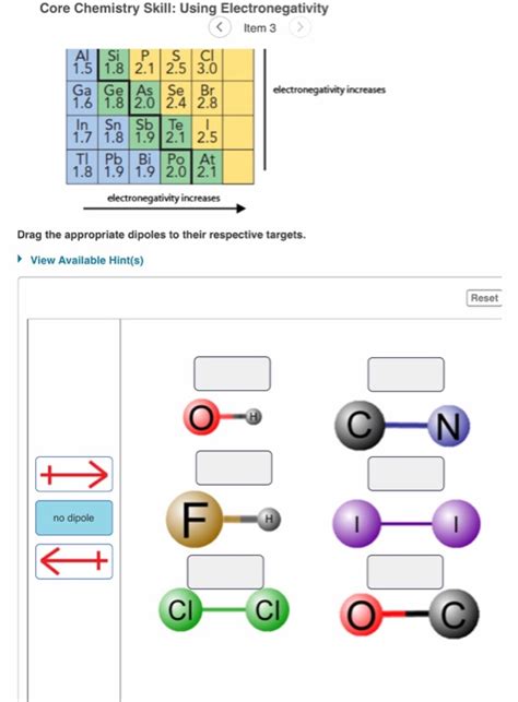 Solved Core Chemistry Skill Using Electronegativity