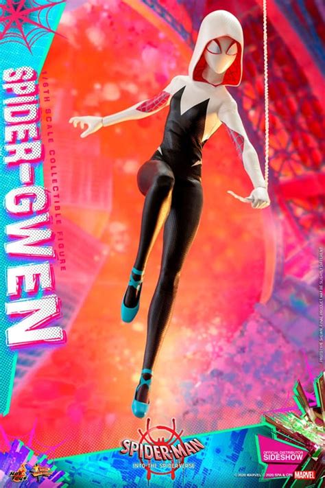 Spider Gwen Spider Man Into The Spider Verse Hot Toys 1 6 Scale Figure
