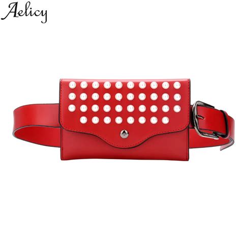 Aelicy Fashion Pure Color Pear Leather Chest Bags Small Women Shoulder