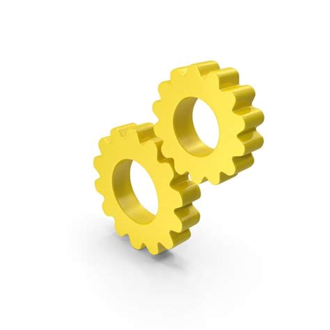 Yellow Gears Logo 3d Incl Yellow And Logo Envato Elements