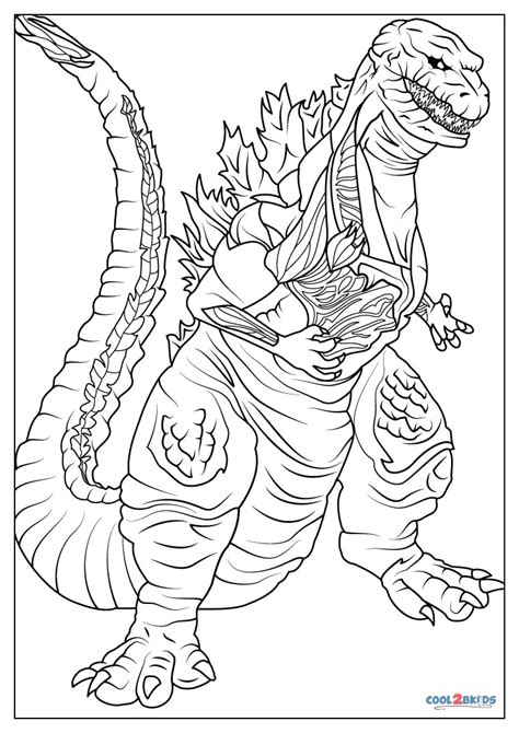 Shin Godzilla Coloring Pages Printable Godzilla Coloring Pages Sexiz Pix