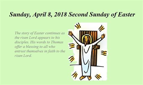 Sunday April 8 2018 Second Sunday Of Easter Bethesda Lutheran