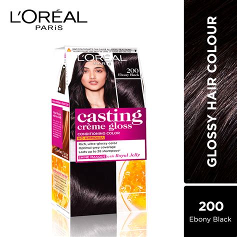 Buy L Oreal Paris Casting Creme Gloss Ebony Black 200 87 5 G 72 Ml