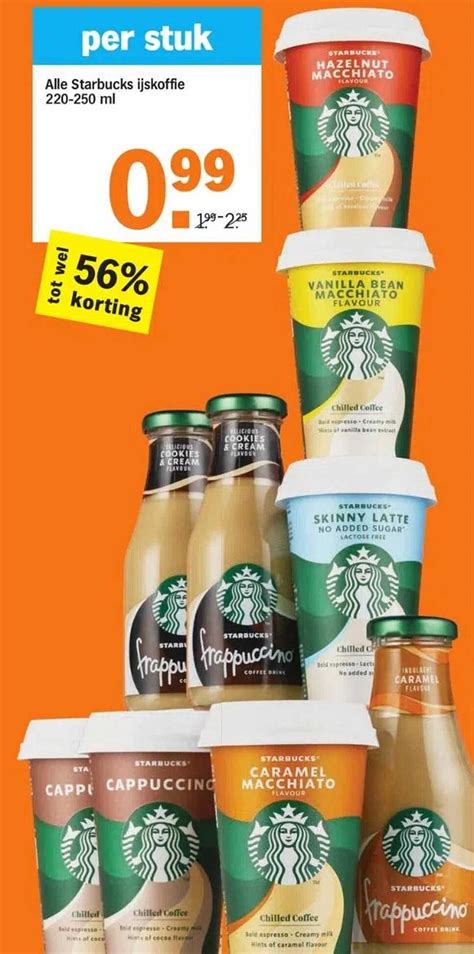 Alle Starbucks Ijskoffie Ml Aanbieding Bij Albert Heijn