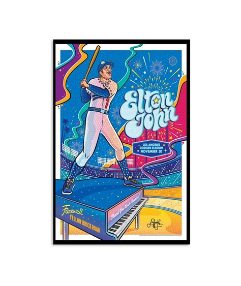 Elton John Farewell Yellow Brick Road Tour Dodger Stadium Los Angeles