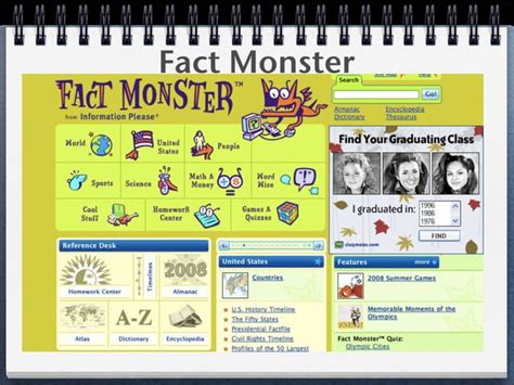 Fact Monster http://www.factmonster.com/