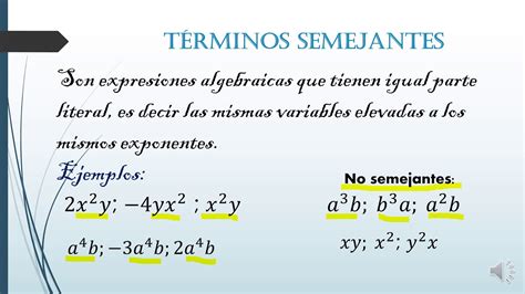 Domina El Lgebra Aprende A Simplificar T Rminos Semejantes