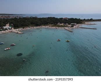 Aerial View Babe Beach Novalja Island Stock Photo Shutterstock