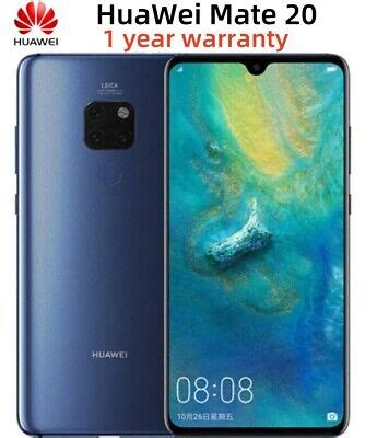 Huawei Mate 20 HMA-L29 128GB + 4GB Unlocked Global Android Smartphone ...