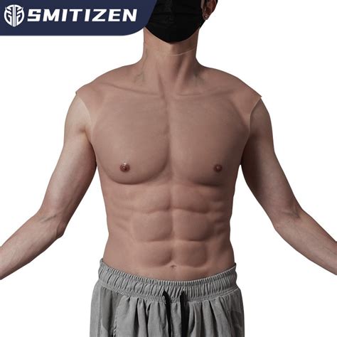 Smitizen Silicone Muscle Suit For Cosplay Muscle Vest Without Arm Mans