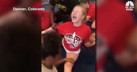 Videos Show High School Cheerleaders Forced Into Splits