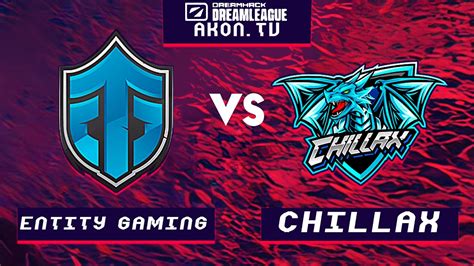 DOTA 2 RU Entity Gaming Vs CHILLAX Bo3 DreamLeague DPC EU Tour 1