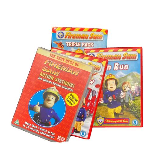 FIREMAN SAM Fireman Sam Triple Pack DVD DVD The Cheap Fast Free