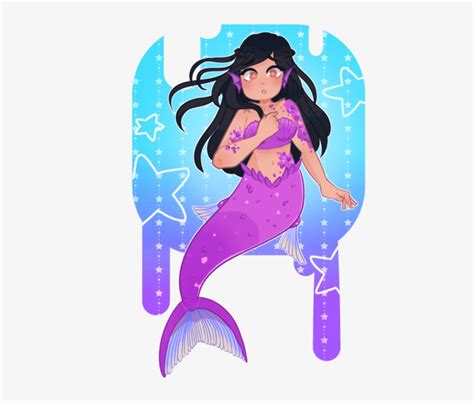 Aphmau Mermaid Tumblr Sea Mermaid Aphmau Fan Art Transparent Png ...