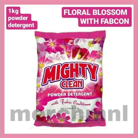 All Mighty Clean Detergent Powder Floral Blossom With Fabcon Powder