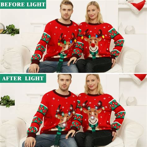 Ugly Light Up Christmas Sweaters For Men