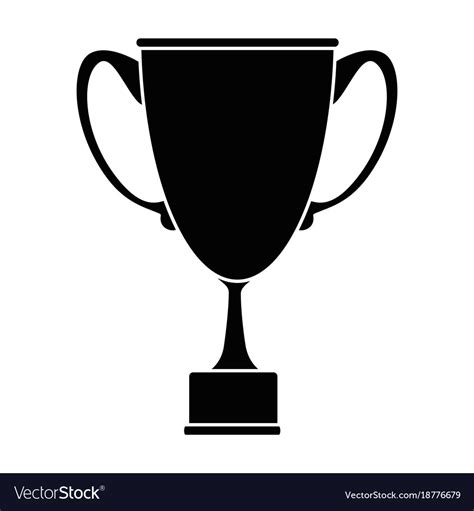 Trophy Cup Award Icon Royalty Free Vector Image