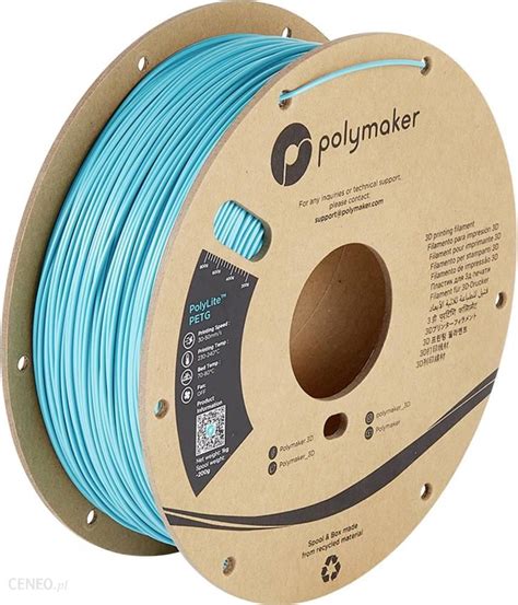 Filament POLYMAKER FILAMENT DO DRUKAREK 3D PETG PB01010 ŚREDNICA