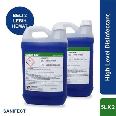 Jual PROMO Cairan Disinfektan Disinfectant Sanifect 5L X 2pcs