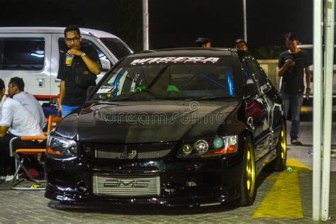 Modified Black Mitsubishi Lancer Evolution IX After Dyno Run Editorial