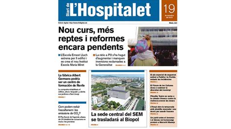 Linici Del Curs Escolar En Portada Del Diari La Farga Gesti D