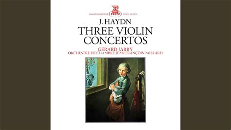 Violin Concerto In G Major Hob Viia I Allegro Moderato Youtube