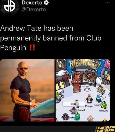 Dexerto Dexerto Andrew Tate Has Been Permanently Banned From Club