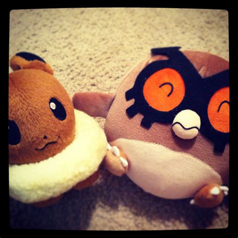 Pokemon Gets: Eevee pokedoll and Hoothoot plush by jessyistired on ...