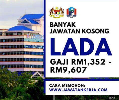 Lada Buka Pengambilan Banyak Jawatan Kosong Tahun Gaji Rm