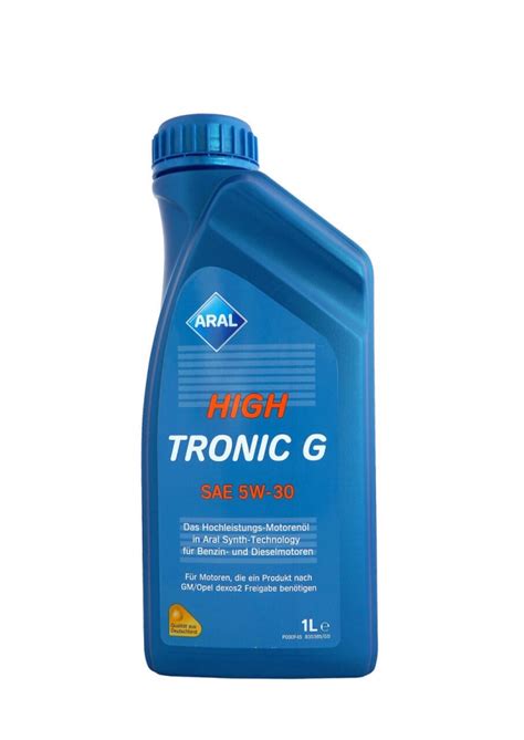 Купить Моторное масло Aral HighTronic G 5W30 1л с доставкой по Москве