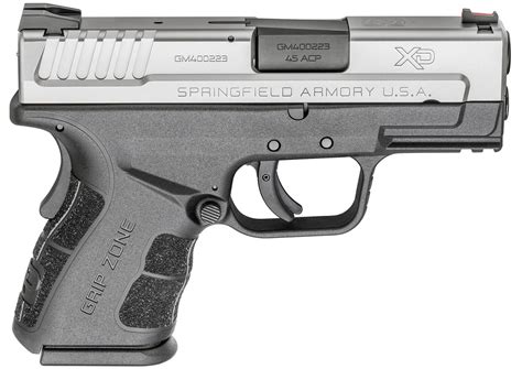 Springfield Xd Mod2 45acp Sub Compact Bi Tone With Gripzone