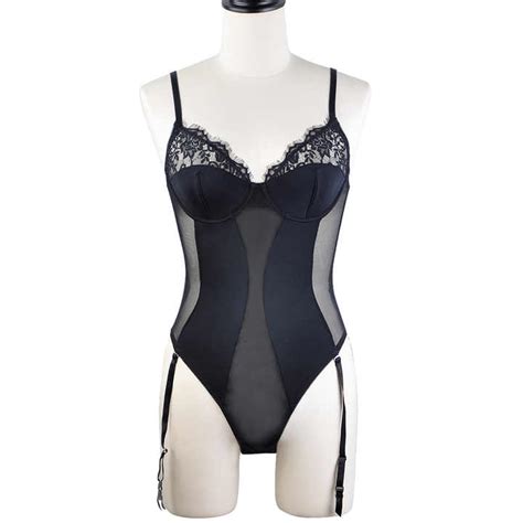 Factory Lady Underwear Fashion Sexy See Through Embroidery Lace Lingerie String Thong Corset Bra