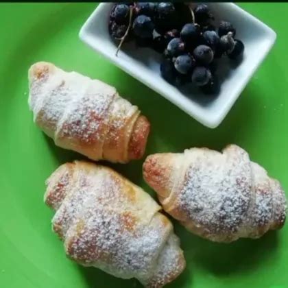 Мини-круассаны с ягодной начинкой 🥐 рецепт с фото пошаговый от ...