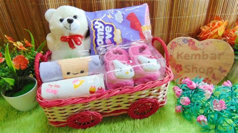 Exclusive Hampers Baby Gift Parcel Bayi Kado Lahiran Kereta Tile